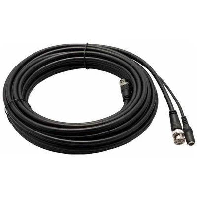 Image of 5m Professional Copper RG59 BNC Video and DC Power CCTV Coaxial Cable