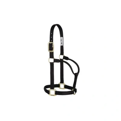 Image of Weaver Leather Original Non Adjustable Nylon Horse Halter, Small, Black
