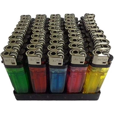 Image of JPN 50PC DISPOSABLE LIGHTER CHILD SAFE UK SELLER BOX PACKED