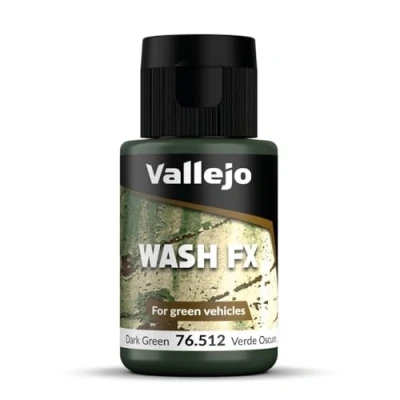 Image of Vallejo Model Color 35 ml Wash Paints Dark Green