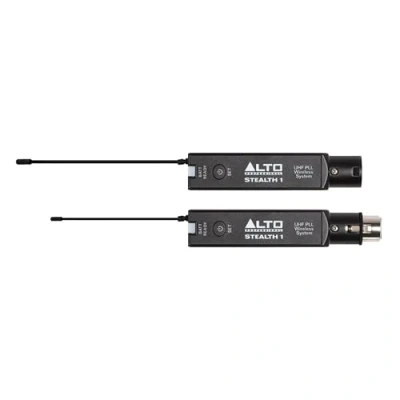 Image of ALTO PROFESSIONAL Stealth 1 Mono UHF XLR Wireless Audio System, Transmitter and Receiver for Powered Speakers, Mixers Dynamic Microphones
