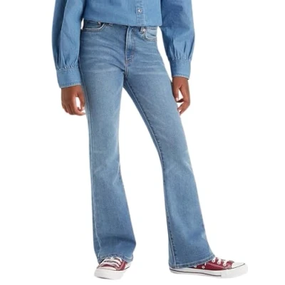 Image of Levis 726 HIGH RISE Flare jeans girls&#039;s / wide in Blue