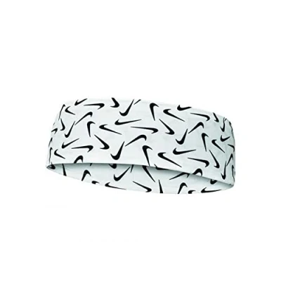Image of Nike Fury Headband 3 0 Bandana, Adults Unisex, White (White), One Size