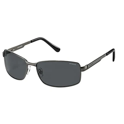 Image of Polaroid Men&#039;s P4416 Sunglasses, Silver, 63