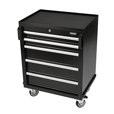 Image of Bunker Modular Mobile Cabinet, 5 Drawer, 646mm