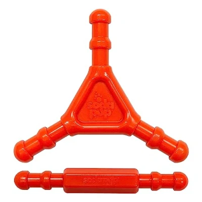 Image of SodaPup Unstoppables Connectors, 2 Pack, PETstrong Nylon Treat Dispenser Chew Toys for Medium &amp; Large Dogs, Food Safe, Non Toxic, Made in USA