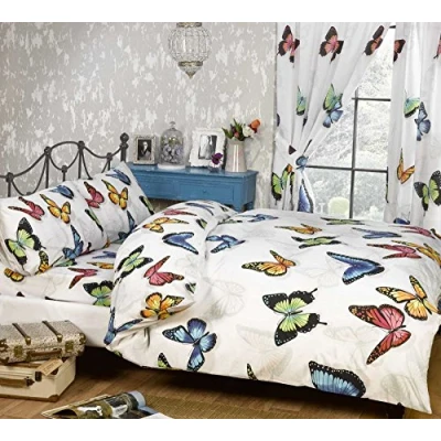 Image of Rapport Home Marie Butterflies Kingsize Duvet Cover Set