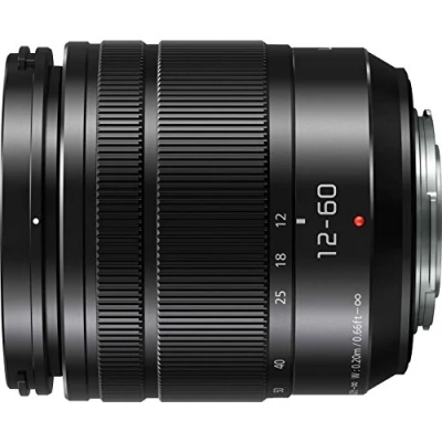 Image of PANASONIC LUMIX G VARIO LENS, 12 60MM, F3.5 5.6 ASPH., MIRRORLESS MICRO FOUR THIRDS, POWER OPTICAL I.S., H FS12060 (USA BLACK)