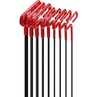 Image of EKLIND 53198 Cushion Grip Hex T Key allen wrench 8pc set SAE Inch Sizes 3/32 1/4 (9In shaft)
