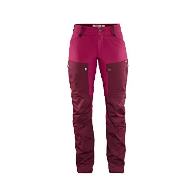 Image of Fjällräven F89852 356 420 Keb Trousers Curved, Women, Regular, Dark Garnet/Plum, 44