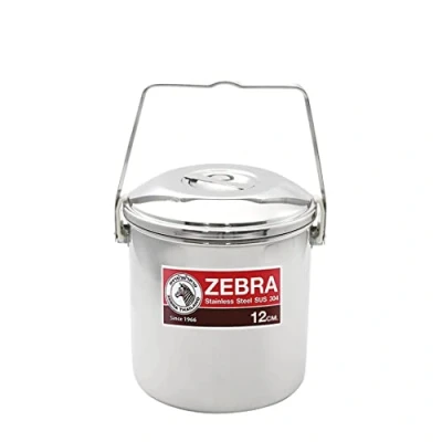 Image of Zebra Loop Handle Pot Stainless Steel (10 cm)
