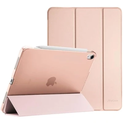 Image of ProCase Smart Case for iPad Air 11 inch M2 2024 6th /10.9 5th 2022/Air 4th 2020, Protective Cover 6 5 4 Generation Rosegold