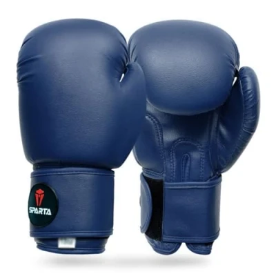 Image of Boxing Gloves Ideal for Training, Sparring, Kickboxing, Fighting, Punch Bag Mitts, Martial Arts, and Workouts Available in 6oz, 8oz, 10oz, 12oz, 14oz, 16oz Suitable Men Women (Blue,8oz)