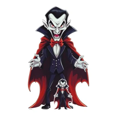 Image of Star Cutouts SC4477 Cartoon Vampire Cardboard Cutout Halloween Theme