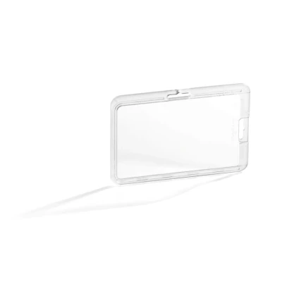 Image of Durable Card Holder Permanent 54 x 87 mm Transparent Pack of 10 Badges for Fixing ID/Security Badge Extra Strong