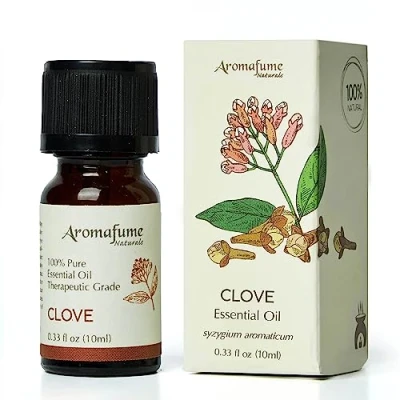 Image of AROMAFUME Clove Essential Oil 100% Natural, Therapeutic Grade Oils Pure, Spicy Aromatherapy for Home Diffusers Gifts Her 10ml