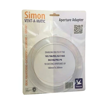 Image of Vent a matic Aperture/Adaptor for fitting vents in to holes up 200mm Model AP