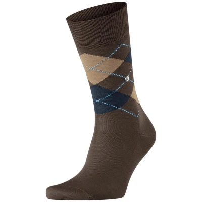 Image of Burlington Manchester Socks, Men&#039;s, Size: 7.4/12, Chocolate