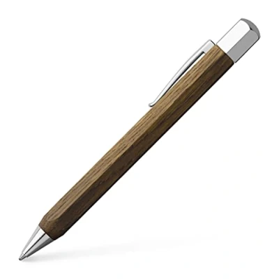 Image of Faber Castell ONDORO TWIST BALLPOINT PEN SMOKED OAK