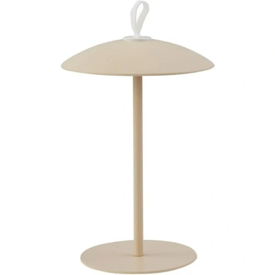 Image of Lindby LED rechargeable table lamp Kanani, cream, dimmable
