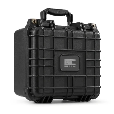 Image of Power Dynamics GIGCASE6 Hard Shell Case with Pick and Pluck Foam 340x295x150mm Ideal for Camera, DJ Equipment, Tools Lockable Storage Box, Universal Shockproof Waterproof Flight Carry