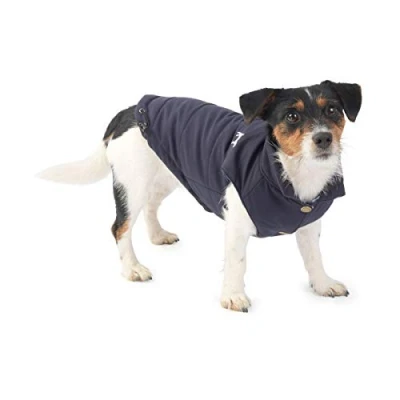 Image of House of Paws Navy Fleece Lined Gilet, Large