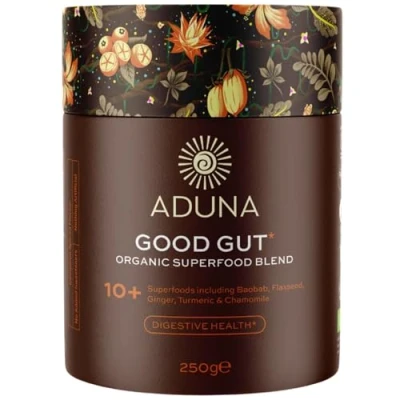 Image of Aduna Advanced Superfood Digestion Blend 100% Organic Powder for Smoothies/Juices &amp; Yoghurt 250g Resealable and Recyclable Pack