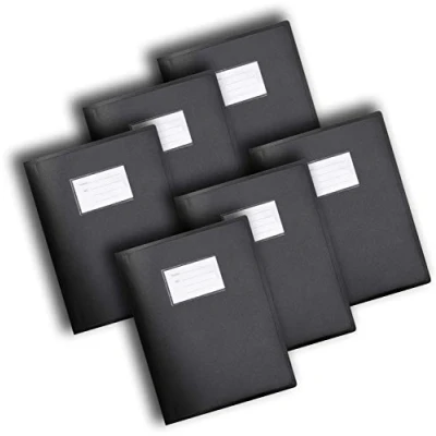 Image of Display Book Premium Quality 104 Pockets A4 Folder 208 Sides Flexi Cover Presentation by Arpan (Black Pack of 6)
