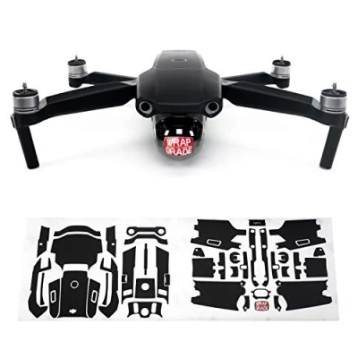 Image of Wrapgrade Main Unit Skin Compatible with DJI Mavic Air 2 (STEALTH BLACK)