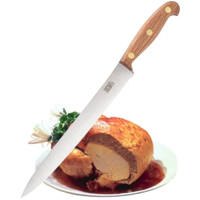 Image of Taylor&#039;s Eye Witness Heritage Oak 23cm Carving Knife