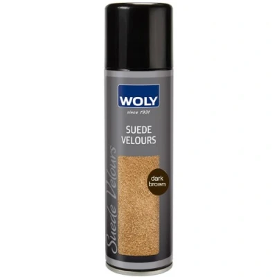Image of Woly Suede Velours Renovating Spray (Dark Brown)