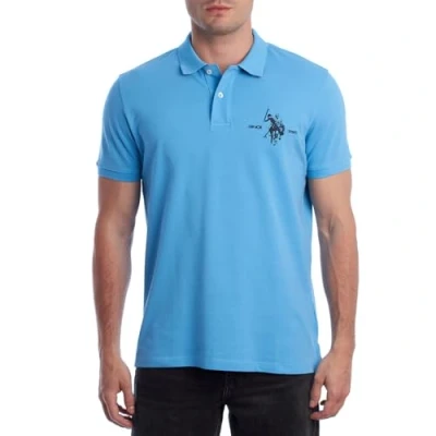 Image of U.S. Polo ASSN. Men&#039;s Short Sleeve Shirt US41197049 Light Blue