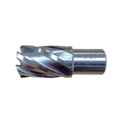 Image of 24mm Broaching Cutter for Magnetic Drill Universal Fitting Mag Drilling Bit Annular 12 32mm Diameter x 25 mm Length HSS Rotabroach Type Broach Hole Steel