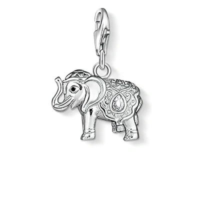 Image of Thomas Sabo Women Charm Pendant Elephant Club 925 Sterling Silver 1050 041 14