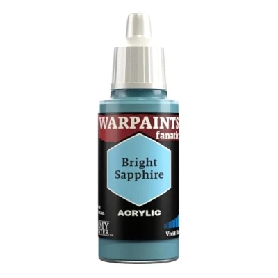 Image of The Army Painter Blue Warpaints Fanatic 18ml Acrylic Paints (Bright Sapphire)