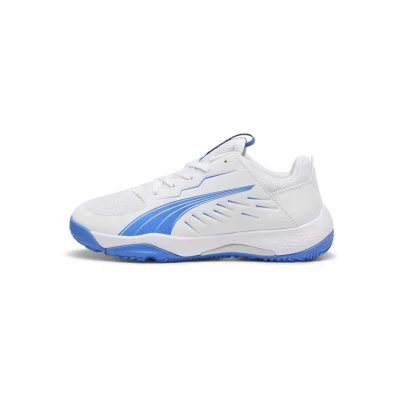 Image of Puma Accelerate Handball shoes for kids, Size: 3.5, White bluemazing Synthetics