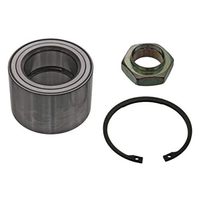 Image of 1346650080 Wheel Bearing kit FEBI BILSTEIN 100747 Front axle Left, Right with nut retaining ring 90mm Angular Ball