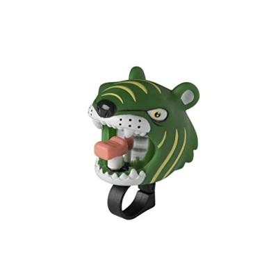 Image of ABUS Crazy Safety Green Tiger Children&#039;s Bicycle Bell