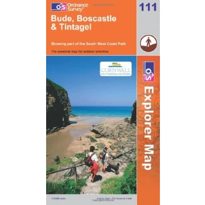 Image of Bude, Boscastle and Tintagel: Sheet 111 (OS Explorer Map)