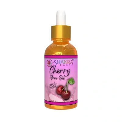 Image of Yoni Oil Cherry 30ml Body Massage Oil: Moisturise &amp; Balance PH, Vegan, Organic, Personal Feminine Scent, Natural Hygeine Fresh Smell.