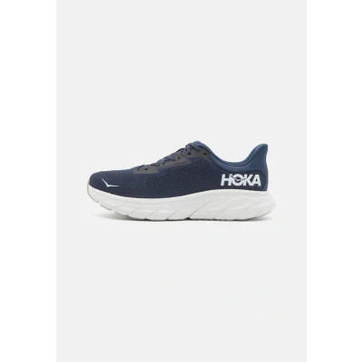 Image of HOKA Arahi 7 Road running shoes, Men&#039;s, Size: 7.5, Outer space/white Textile/synthetics