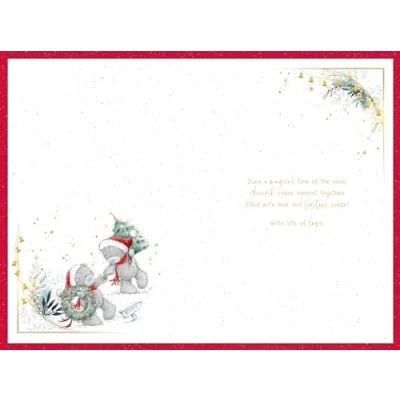 Image of Me To You Tatty Teddy Christmas Card A Very Special Couple 6x9ins Official Collection