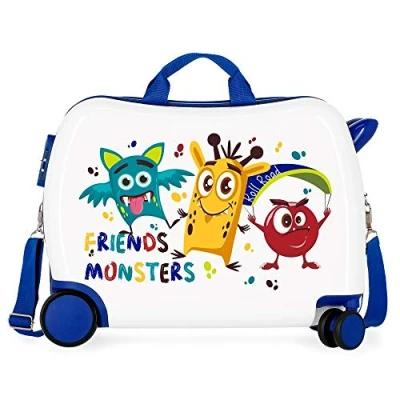 Image of Roll Road Little Me Multicoloured Kids Rolling Suitcase 50x38x20 cm Rigid ABS Combination lock 34 Litre 2.1 Kg 4 Wheels Hand Luggage