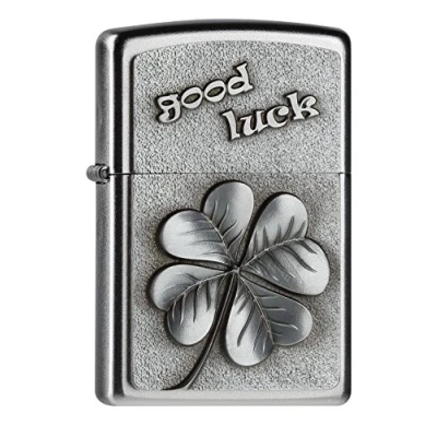 Image of Zippo Lighter, Brass, Black, Normal