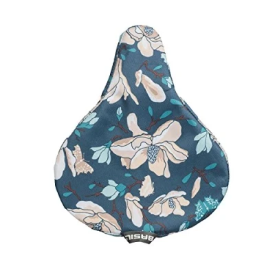 Image of Basil Unisex Magnolia Saddle Cover, Blue (Teal Blue), One Size