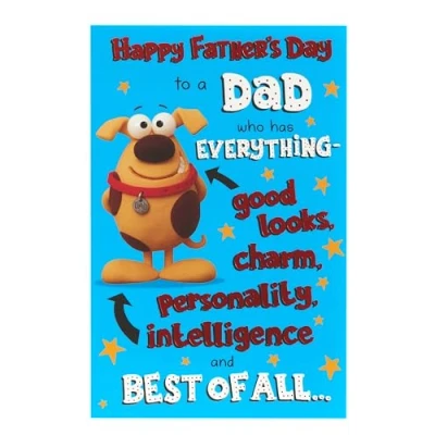 Image of UK Greetings Father&#039;s Day Card for Dad Funny Design