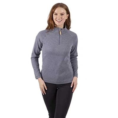 Image of Trespass Womens 1/2 Zip Long Sleeve Pullover Casual Top Olga
