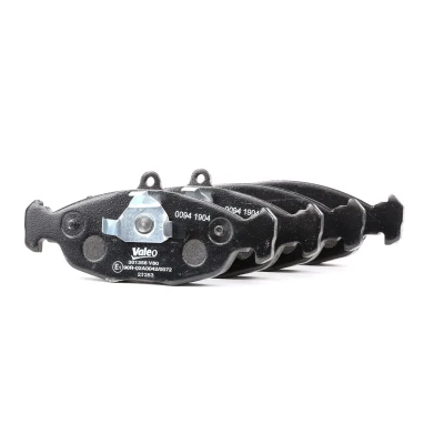 Image of 11046148, 11046948322 Brake pad set VALEO 301356 FIRST Front Axle excl. wear warning contact without anti squeak plate VAUXHALL: Corsa Mk1