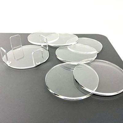 Image of Clear Coasters 6 Pack