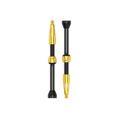Image of Lezyne Unisex Adult Tubeless Valve CNC Gold 60mm
